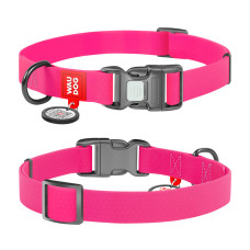 WAUDOG obojek voděodolný Collartex Plastic růžový QR (25-35cm/1,5cm)