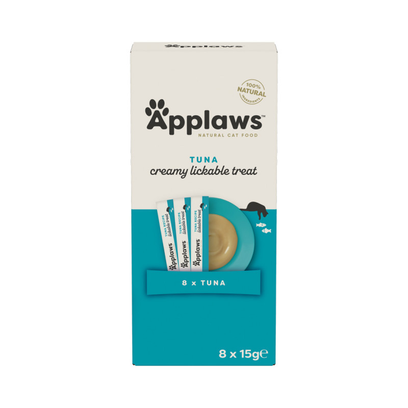 Applaws Cat Creamy Treat lízací pyré Tuňák 8x15g