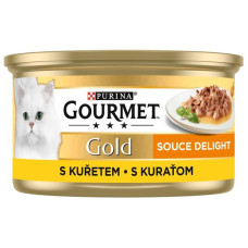 Gourmet Gold cat konz.-Sauce Delight Minifiletky kuře 85 g