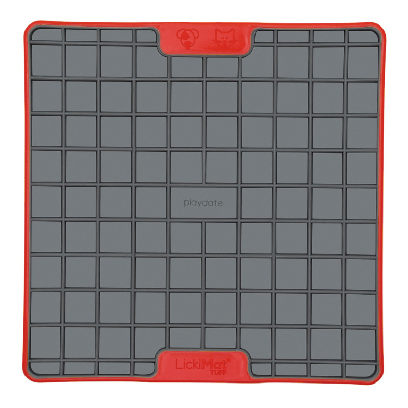 LickiMat Playdate TUFF lízací podložka červená