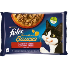 Felix cat kaps.-Sens.Sauce Surpr.Multipack krůta 4 x 85 g