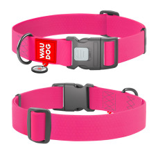 WAUDOG obojek voděodolný Collartex Plastic růžový QR (46-70cm/4cm)