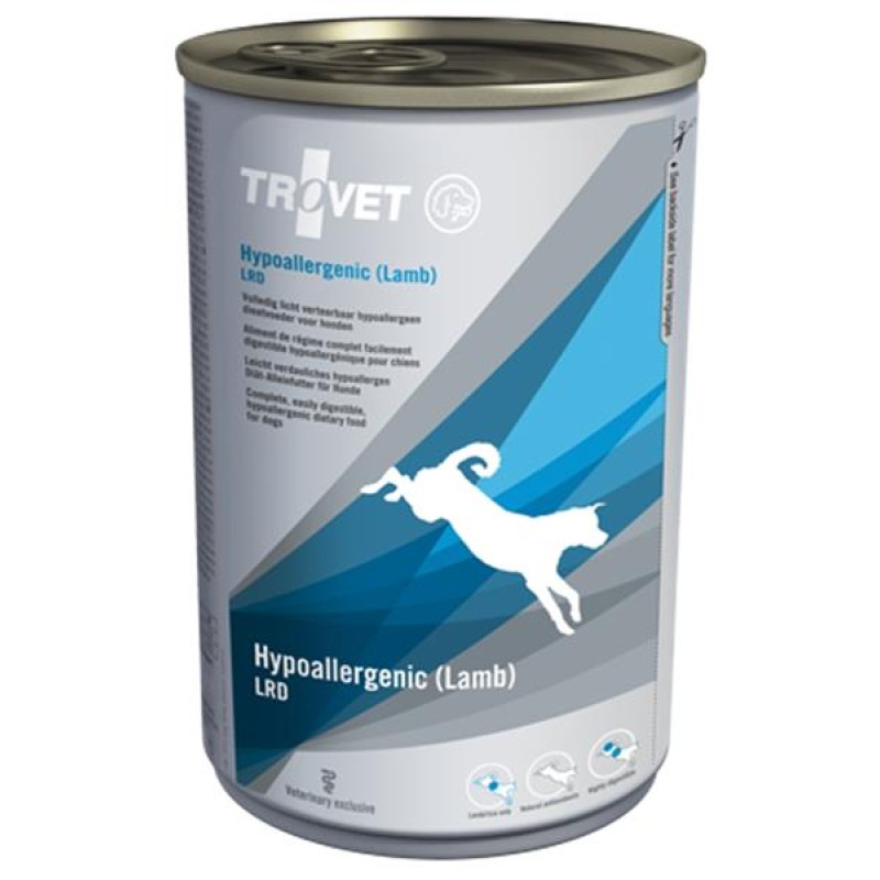 Trovet Canine LRD Hypoallergenic konzerva 400 g