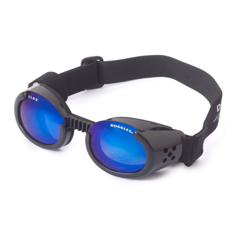 Doggles ILS - Sluneční a ochranné brýle pro psy Black/Mirror   S 