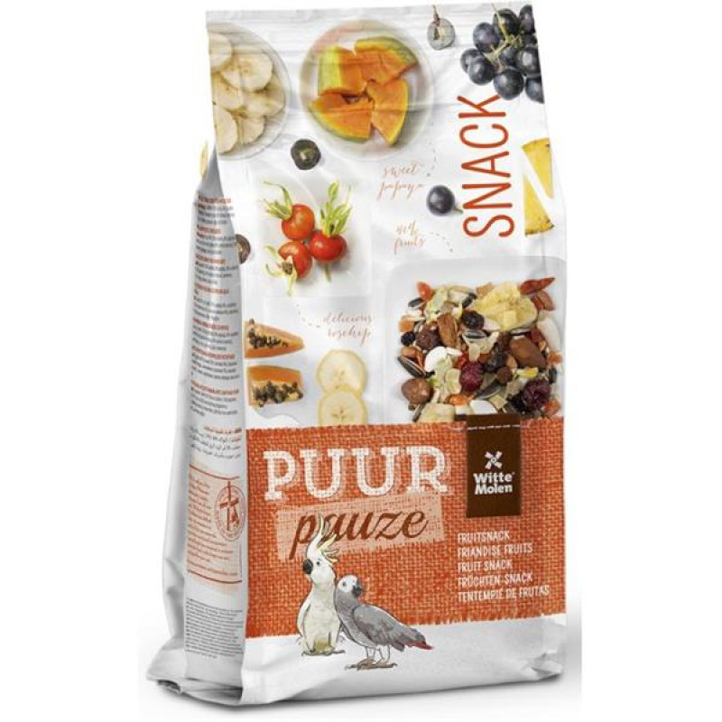 PUUR pauze pták - Snack Muesli Parrot Fruit 750g