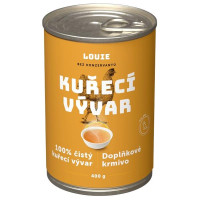 Louie konzerva pro psy - Kuřecí vývar 400 g