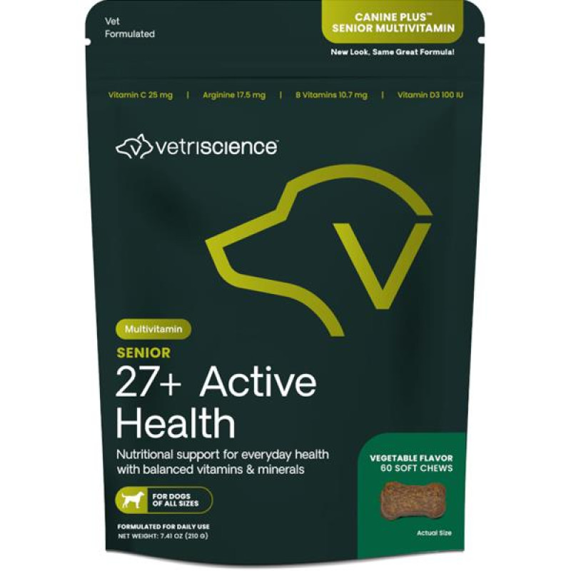 Senior 27+ Active Health Dog 210g/60ks
