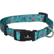 Obojek nylon Samar tyrkysový S 1,5x30-45cm Flamingo