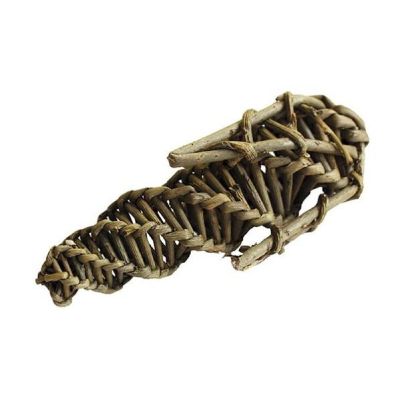 Hračka hlod. přírodní proutí pletená kukuřice NatureFirst 17cm