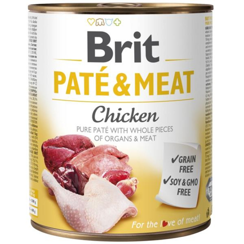 Brit Paté & Meat konz. Chicken 800 g