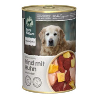 Pure Nature Dog Senior konzerva Hovězí s kuřetem 400g