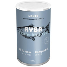 Louie konz. pro psy ryba s kuřecím a rýží 1200 g