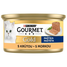 Gourmet Gold cat konz.-jemná paštika krůta 85 g