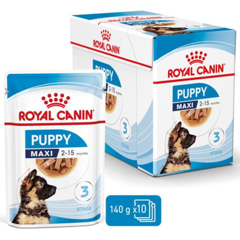 Royal Canin - Canine kaps. Maxi Puppy 10x140 g