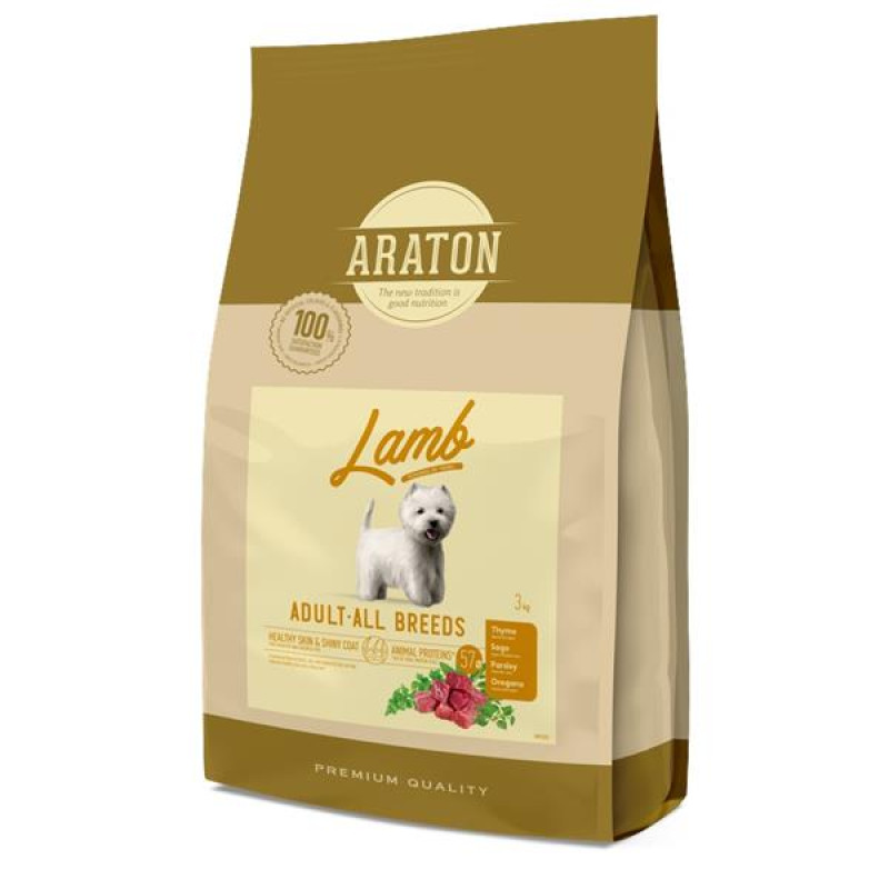 Araton Dog Dry Adult Lamb 3 kg