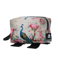 PoopyGo taštička na Eko sáčky Páv modrý