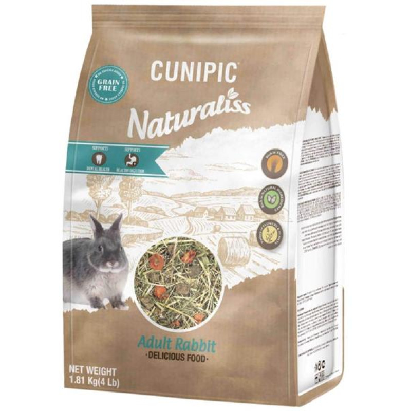 Cunipic Naturaliss Rabbit Adult - dospělý králík 1,81 kg