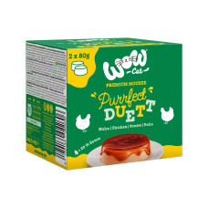 WOW Cat konzerva Purrfect Duett Kuře se šantou 2x80g