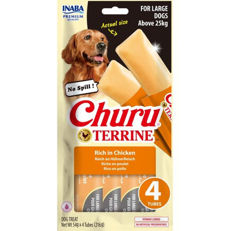 Inaba Churu Terrine Large Dog kuře 4x54g