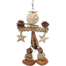 Hračka pták přírodní Kiko Flamingo 20x5,5x33cm