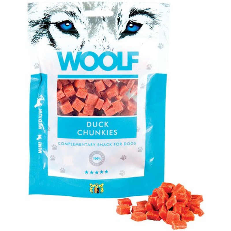 Woolf Duck Chunkies  100g