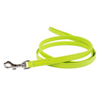 Collar Vodítko kožené Glamour Classic - zelené (122cm/25mm)