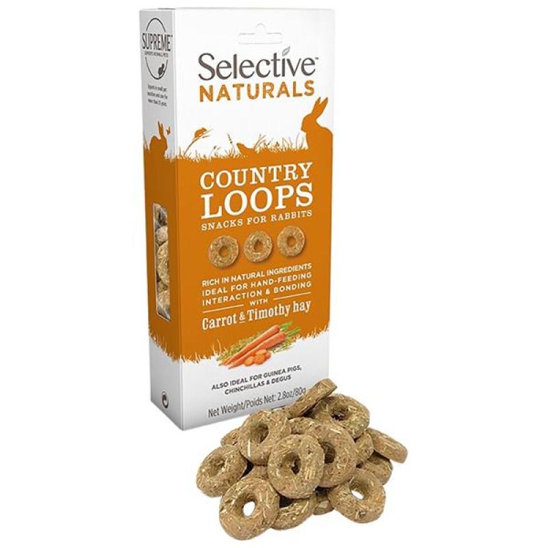 Supreme Selective Naturals snack Country Loops 80 g