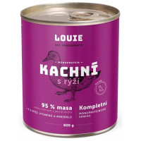 Louie konz. pro psy kachní s rýží 800 g