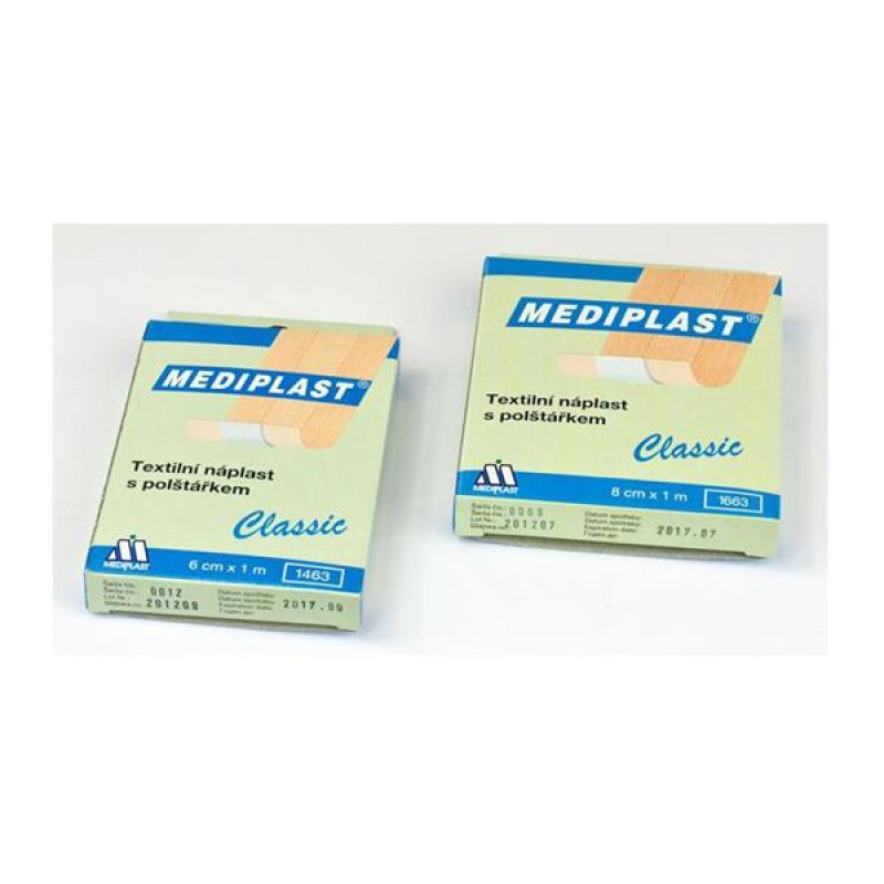 Náplast Mediplast, polštářek 8cm/1m 1ks 1663