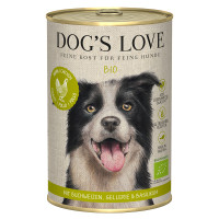 Dog's Love konzerva Bio Kuře 400g