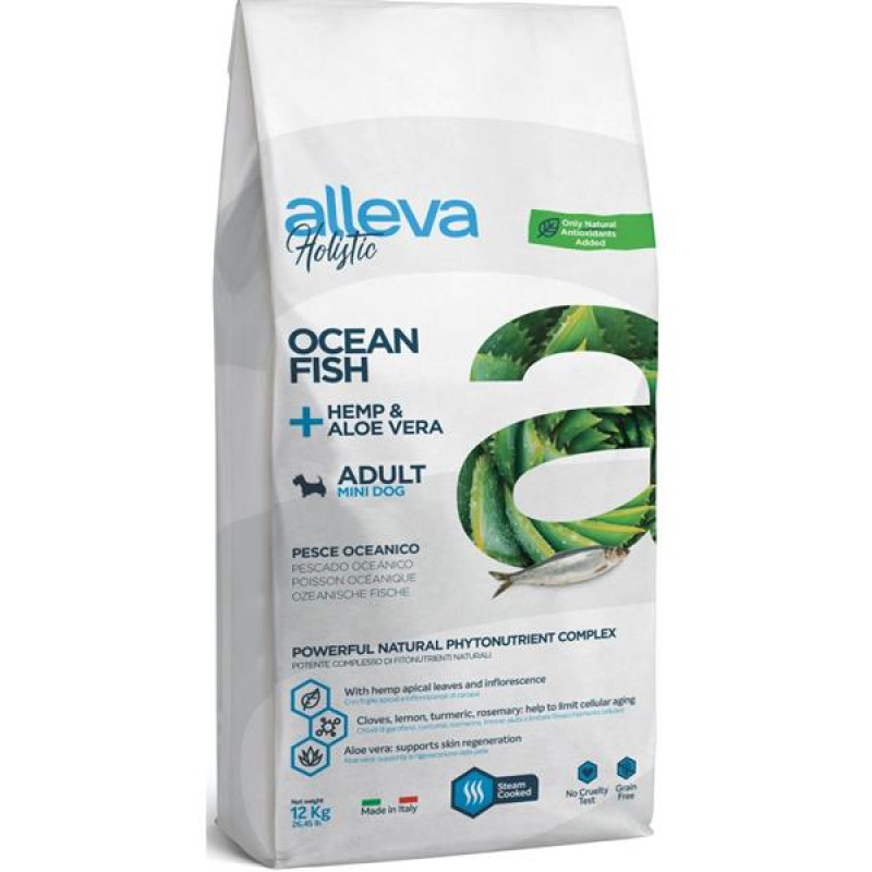 ALLEVA HOLISTIC Dog Dry Adult Ocean Fish Mini 12kg