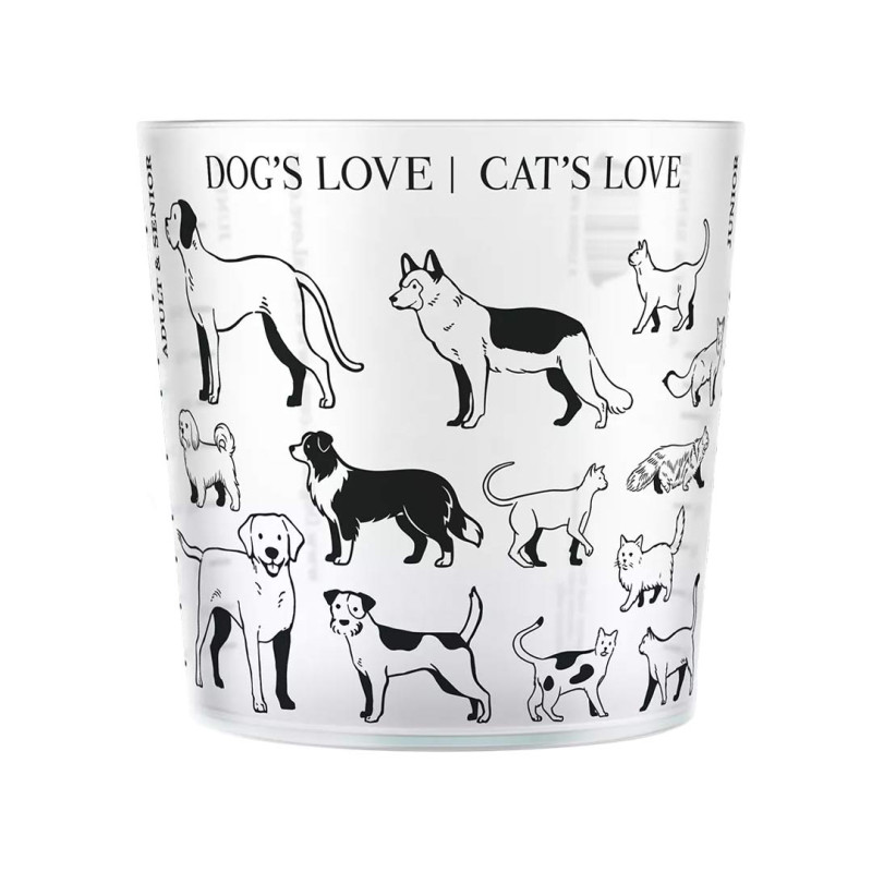 Dog's Love Odměrka na granule plastová