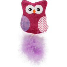 Hračka cat textil Prali sova fialová Flamingo