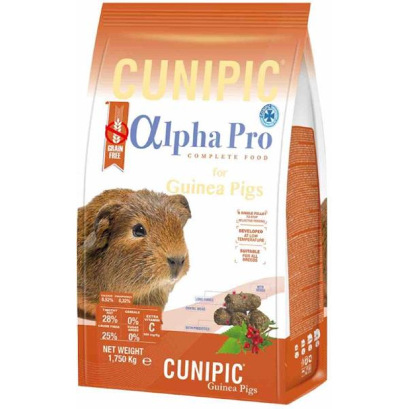 Cunipic Alpha Pro Guinea Pig - morče 1,75 kg