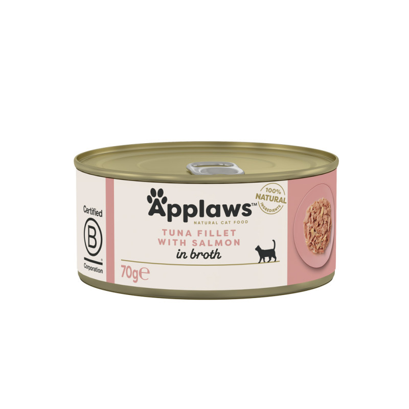 Applaws konzerva Cat Tuňák s lososem  70g