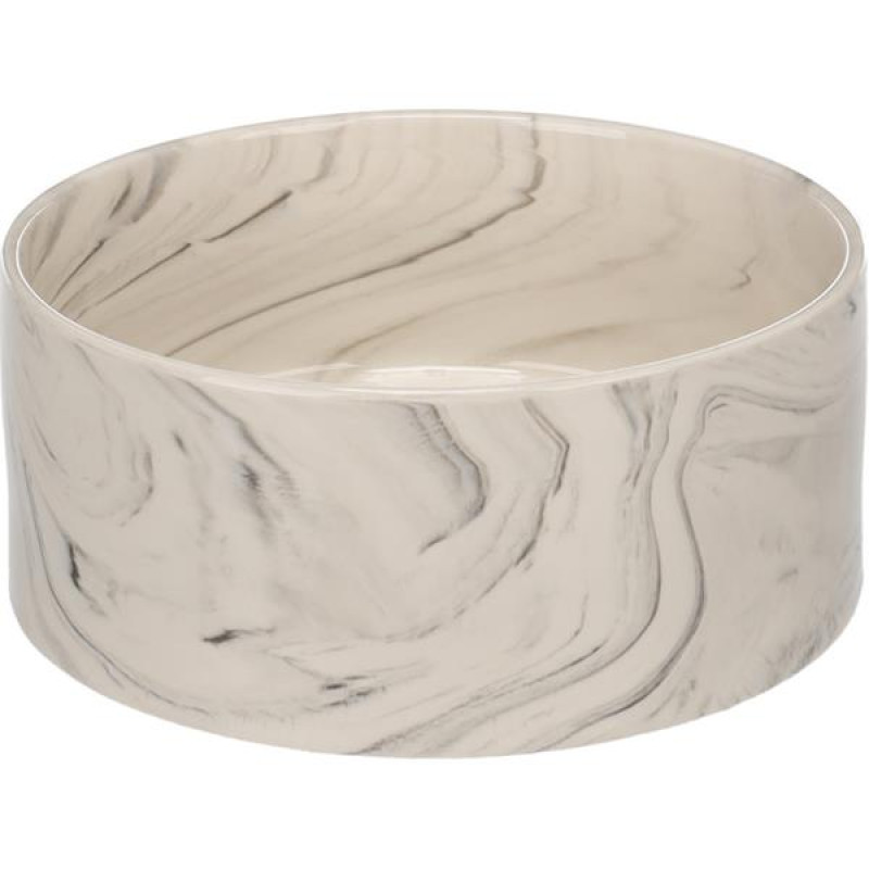 Miska keramika Baron 1,2l šedá Flamingo