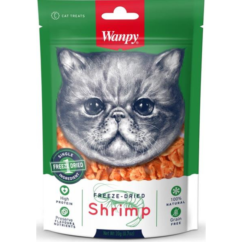 Wanpy Cat Freeze Dried Shrimp 20 g