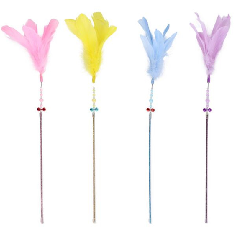 Hračka cat vábnička Yoshi 53cm Flamingo