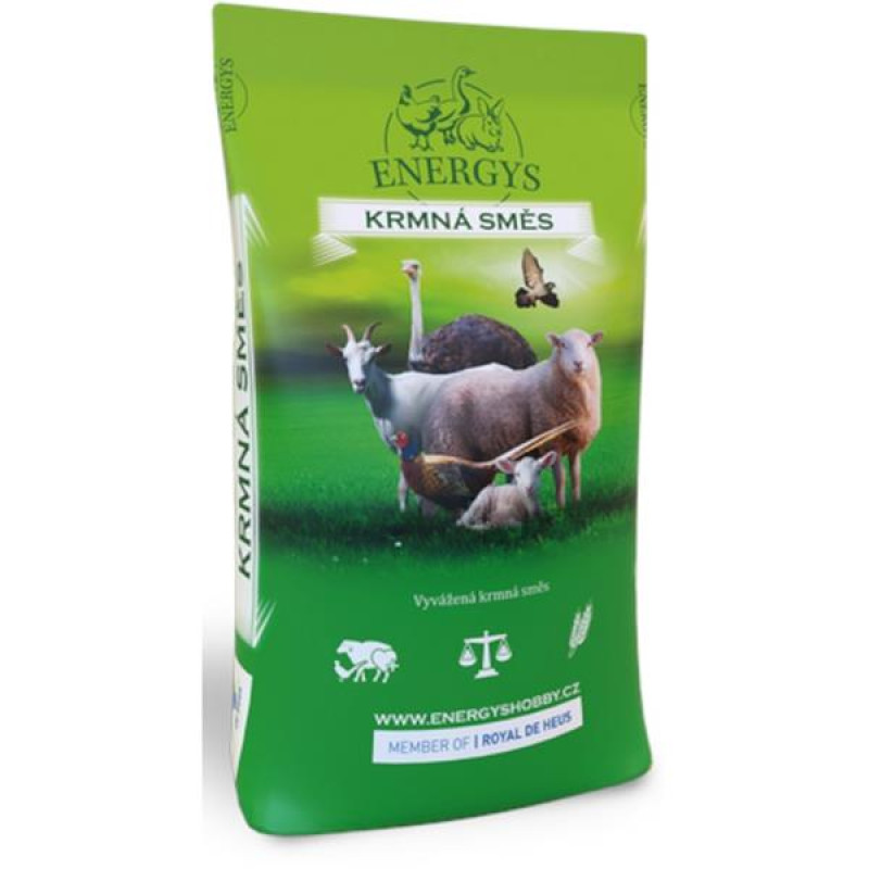 ENERGYS UNI pštros, granule 25 kg