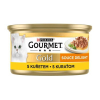 Gourmet Gold cat konz.-Sauce Delight Minifiletky kuře 85 g