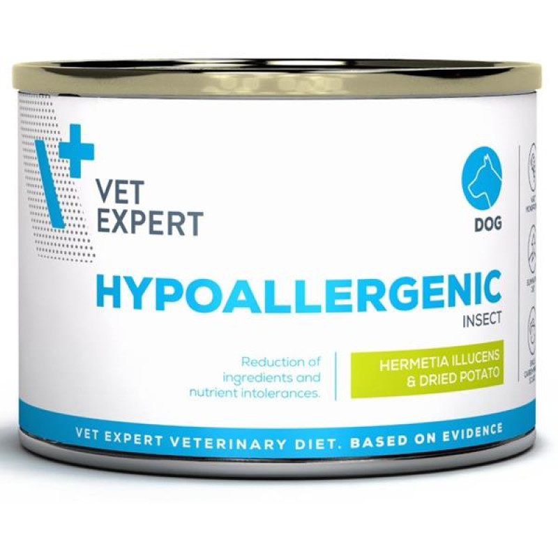 Vetexpert VD 4T Hypoallergenic Insect Dog konzerva 190 g