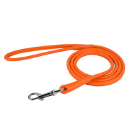 Collar Vodítko kožené Glamour Round - oranžové (122cm/13mm)