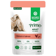 Nature's Protection Prime Dog kaps. Skin & Coat Chicken/Salmon 85 g