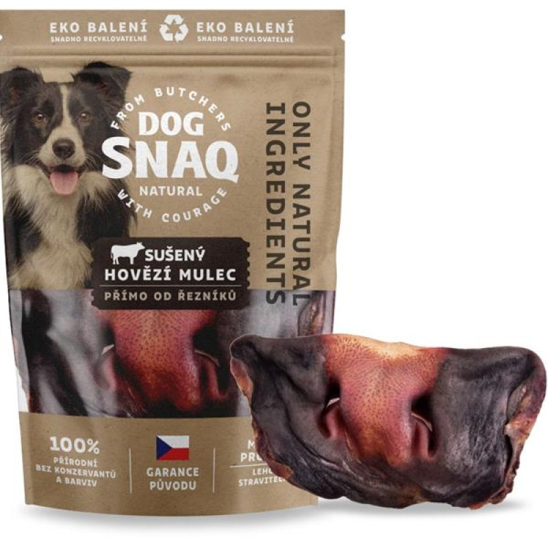 DOG SNAQ - Hovězí mulec sušený 1 ks 200g