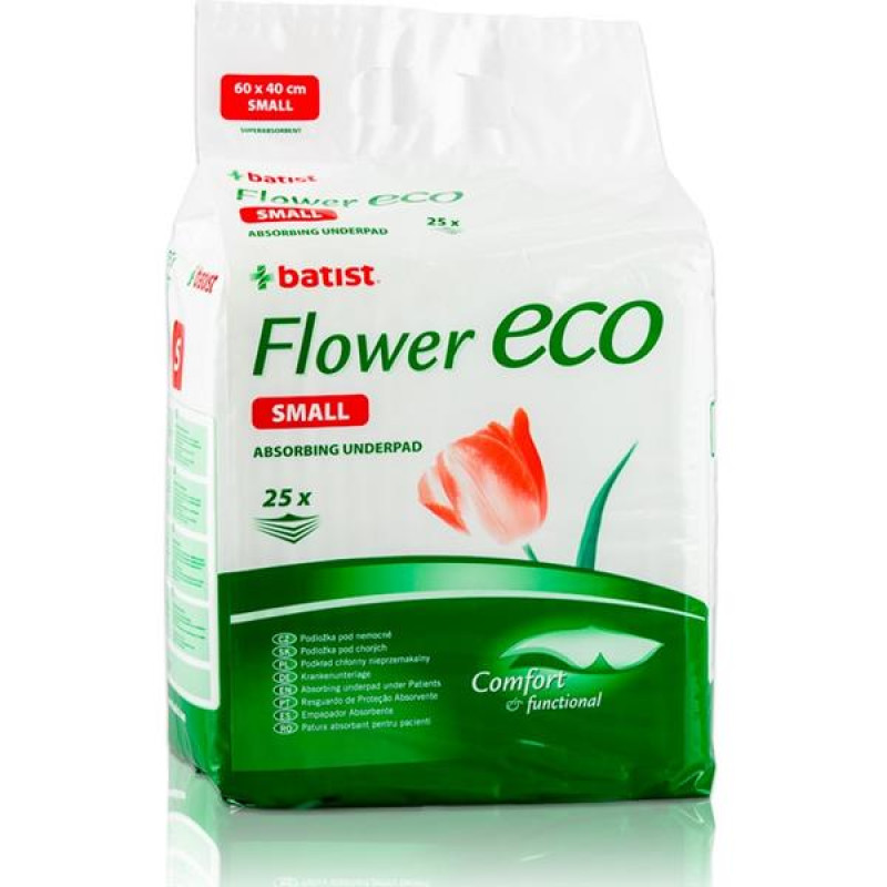 Podložka absorpční FLOWER ECO 60x40cm 25ks