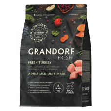 Grandorf FRESH granule pro psy Adult Medium & Maxi - Krocan 10kg