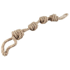 Hračka lano Flossy tažné 74cm hnědé Duvo+