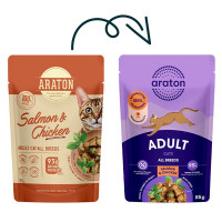 Araton Cat kaps. Adult Salmon/Chicken 85 g