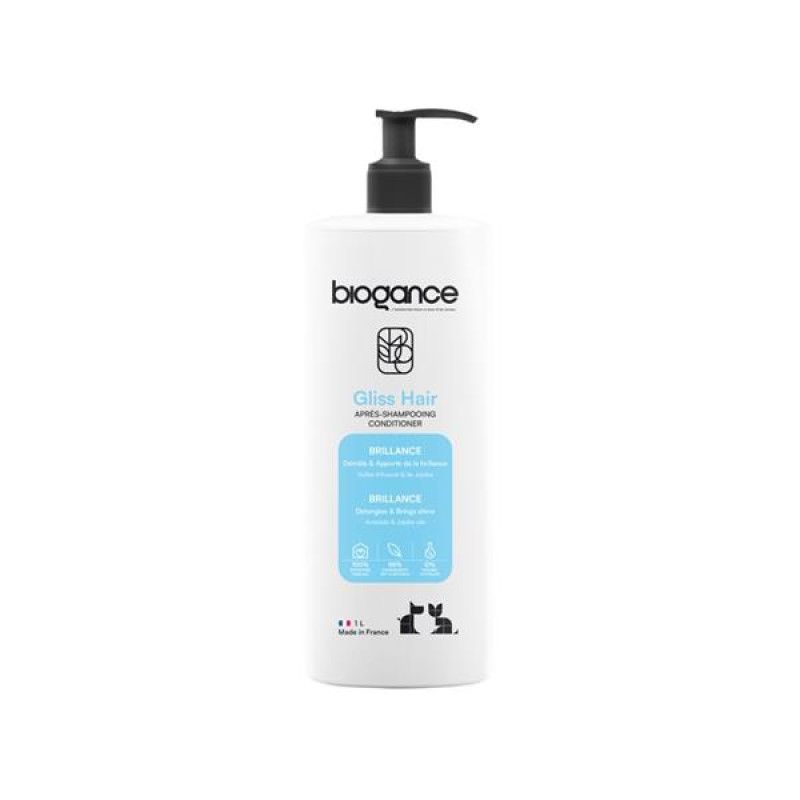 Biogance kondicionér Gliss hair - pro jemnou srst 1l