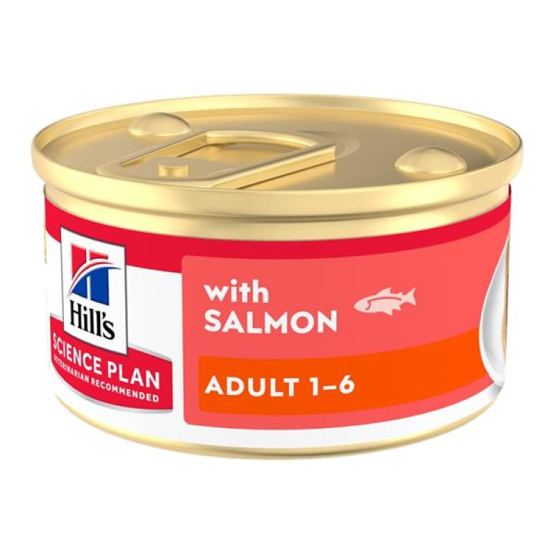 Hill's Science Plan Feline Adult Mousse pěna losos 85 g